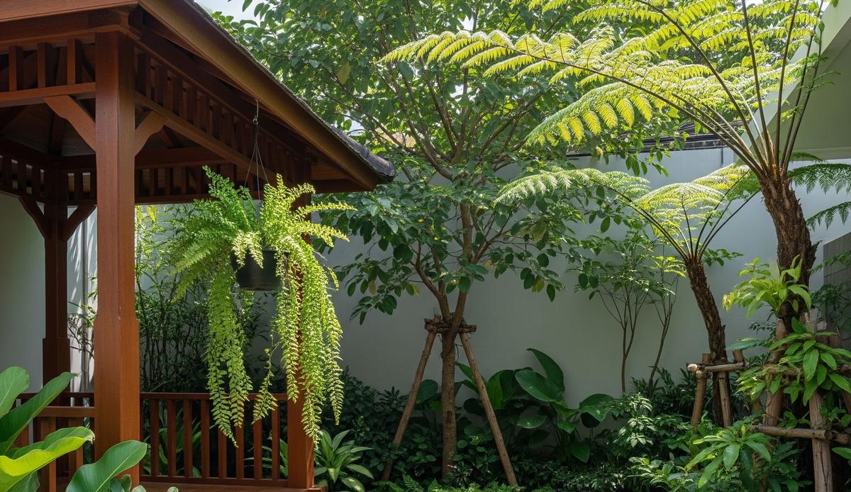 13 Tanaman yang Cocok Digantung di Gazebo, Hadirkan Suasana Teduh Alami