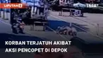 Beredar video viral terkait aksi pencopetan yang dilakukan di jalan raya. Aksi tersebut berada di kawasan Jalan Siliwangi, Depok. Selasa (9/1/2024)