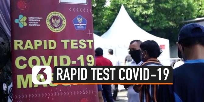 VIDEO: Depok Gelar Rapid Test Covid-19 Massal