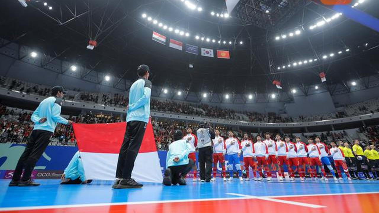 Foto: Ditonton Shin Tae-yong, Timnas Futsal Indonesia Bantai Korea Selatan di Grup A Piala Asia 2026