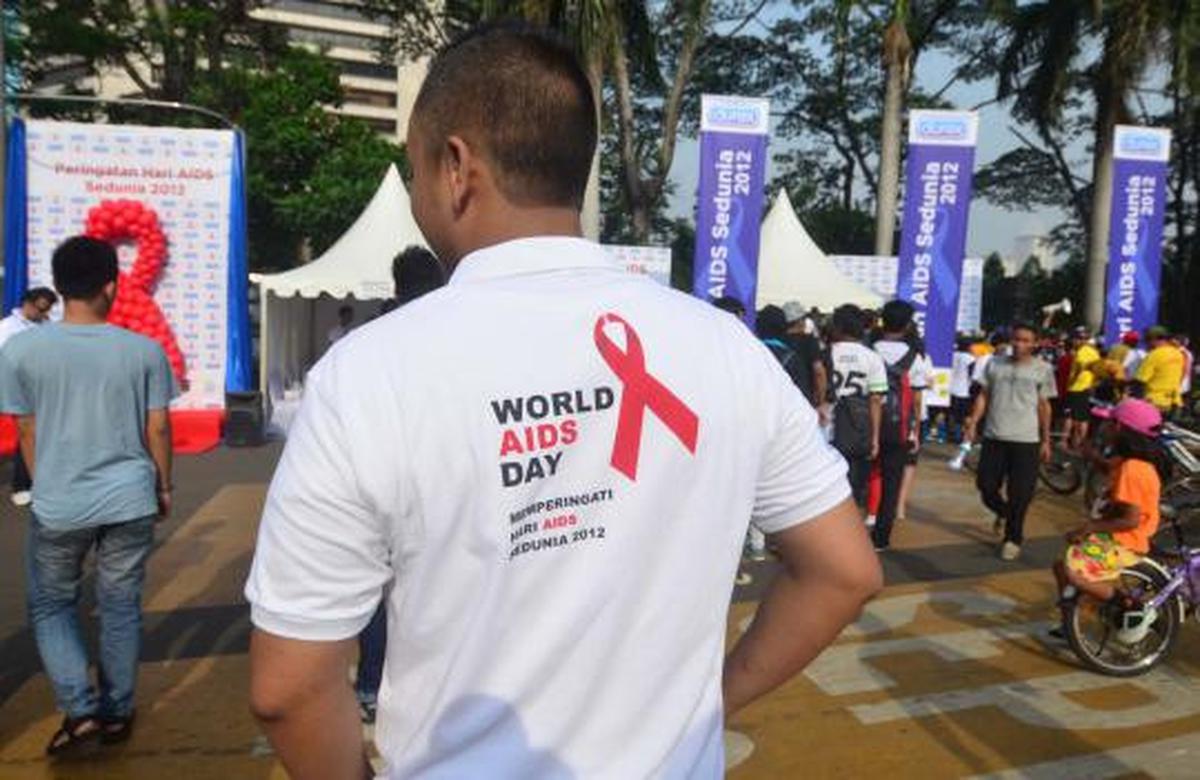 Peringatan Hari AIDS sedunia di Jakarta