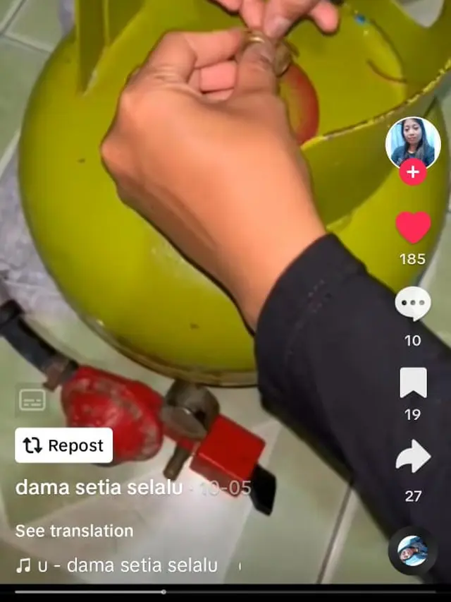 Potret cara ketiga (Sumber: TikTok/@nadiapurwanto445)