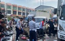 Tabrakan Beruntun di Lampu Merah Dawuan Cikampek, 2 Tewas 5 Luka