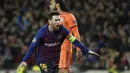 Lionel Messi. Striker asal Argentina ini mencetak gol ke-70 untuk Barcelona hanya dalam 90 penampilan. (AFP/Pau Barrena)