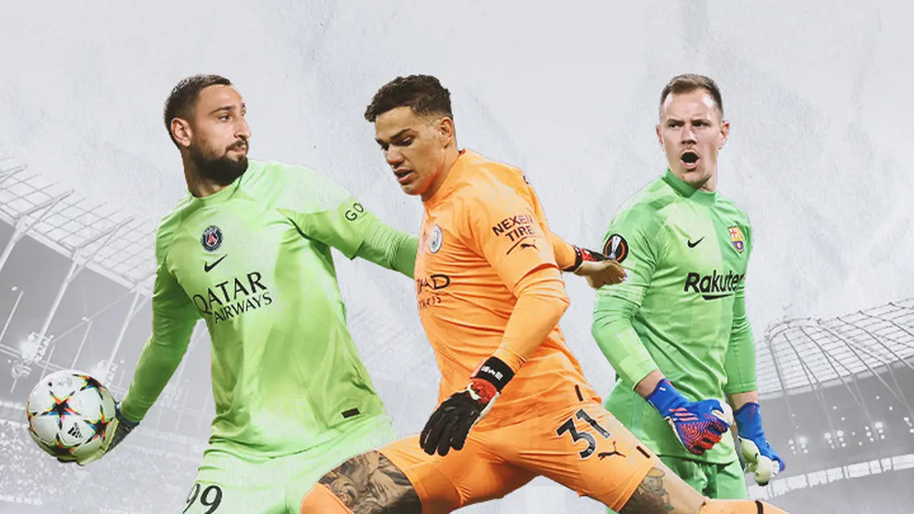 Ilustrasi - Ederson Moraes, Gianluigi Donnarumma, Ter Stegen