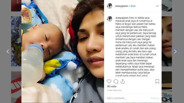 Potret Areeya Jason, Wanita Thailand yang Mengaku Ada Hubungan dengan Pablo Benua