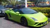 Lamborghini berkelir hijau tersebut kerap dipakai sang pengacara kondang Hotman Paris Hutapea.