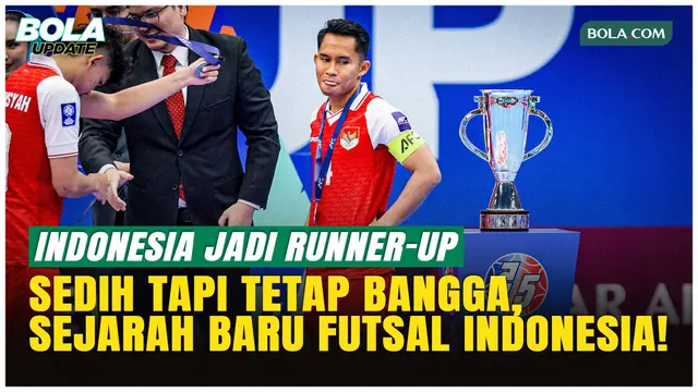 Sedih tapi Membanggakan! Ekspresi Pemain Timnas Futsal Indonesia usai Gagal Juara