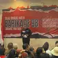 Ketua Kelompok Ormas Barisan Rakyat Indonesia Kawal Demokrasi (Barikade) 98, Benny Rhamdani saat agenda halal bihalal di DPN Barikade 98, Cikini, Jakarta Pusat, Selasa (7/5) (Istimewa)