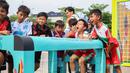 Ada juga permainan interaktif menarik yang disediakan panitia dalam kemeriahan Trophy Experience Piala Dunia U-17 2023 di Kota Solo, Minggu (5/11/2023). (Bola.com/Radifa Arsa)