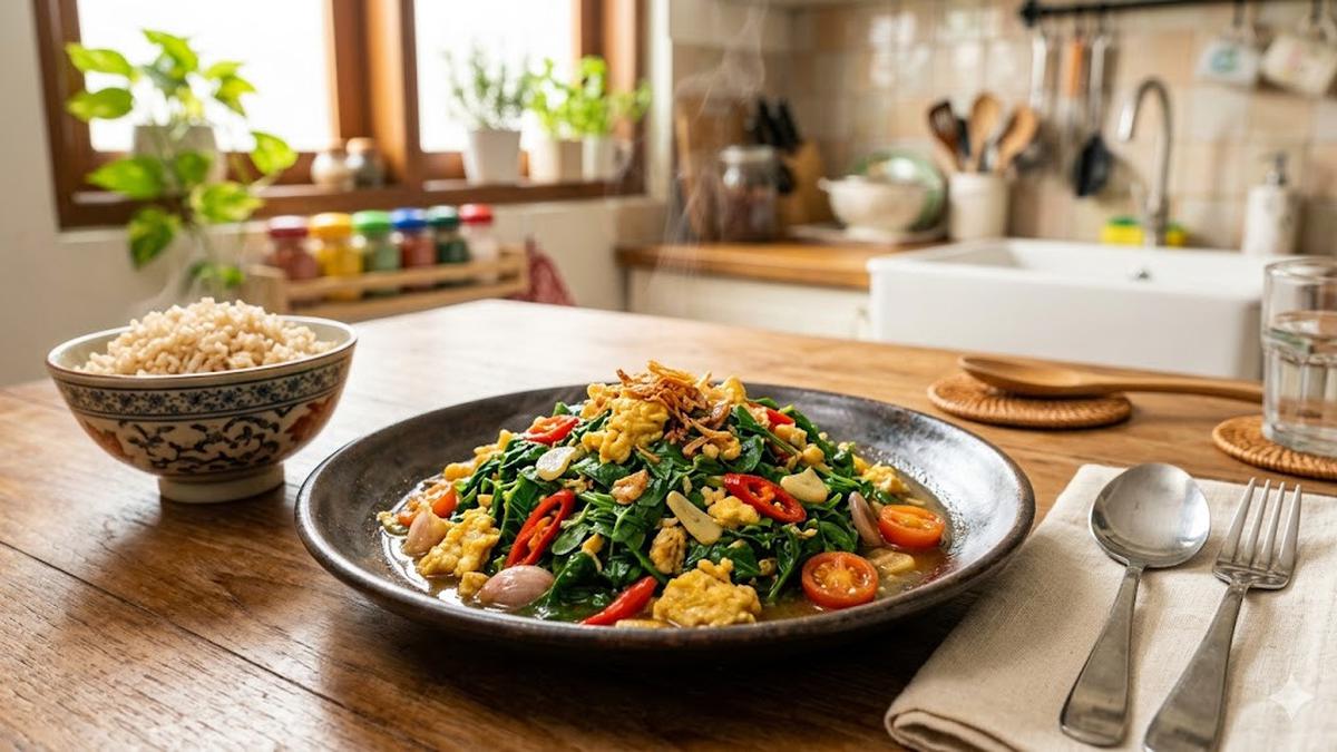Resep Tumis Daun Kelor Telur Orak-Arik, Sajian Keluarga yang Sedap dan Sehat