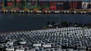 Ratusan Mobil yang siap diekspor terparkir di IPC Car Terminal, PT IKT, Pelabuhan Tanjung Priok, Jakarta, Kamis (11/7/2019). Kemenperin menargetkan ekspor mobil dari Indonesia mencapai 450 ribu unit pada tahun 2019. (Liputan6.com/Johan Tallo)