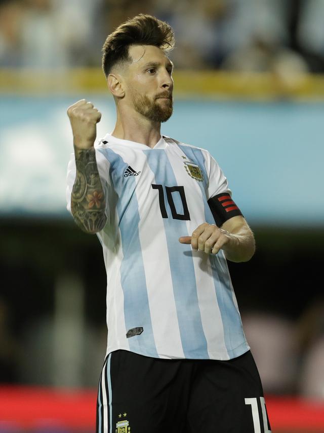 Messi Cetak Hattrick, Argentina Bantai Haiti 4-0
