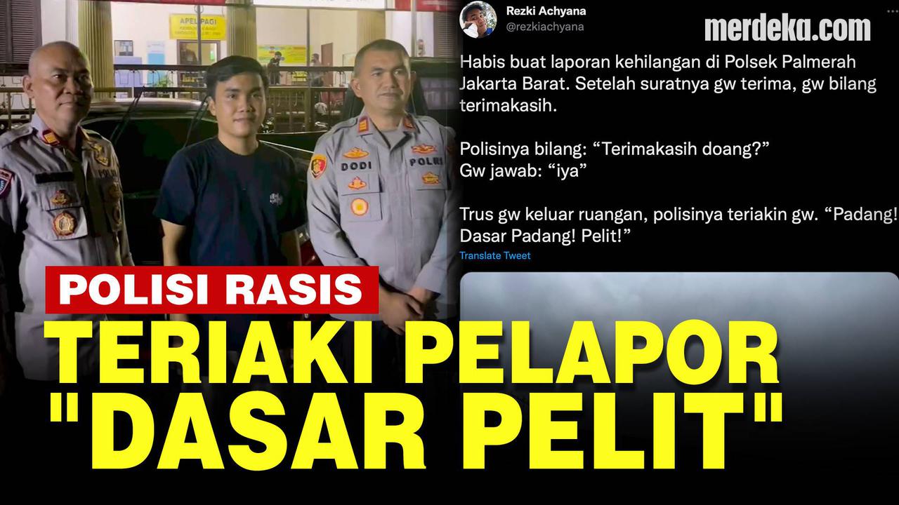 VIDEO: Polisi Teriak Rasis ke Pelapor di Polsek Palmerah, Kapolsek Minta Maaf