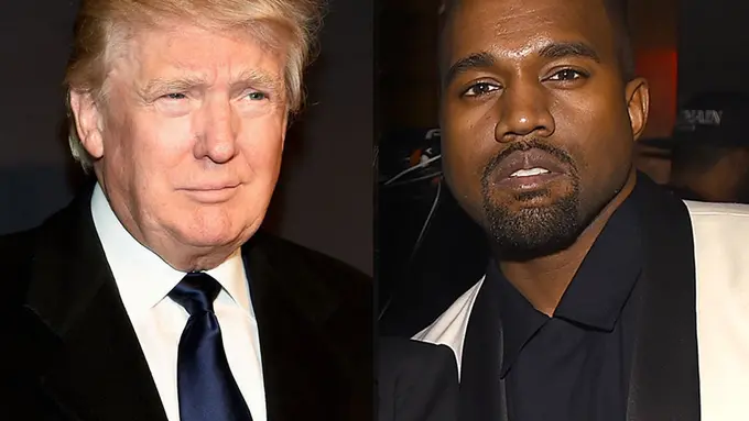 [Bintang] Donald Trump dan Kanye West