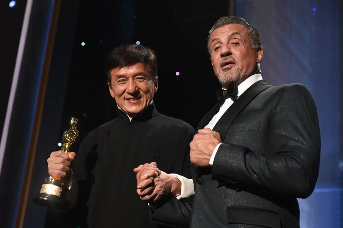 Jackie Chan dan Sylvester Stallone