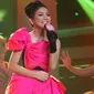 Membawakan lagu Baby Doll dari Utopia, Sarah Mamamia tampil cantik dan centil.