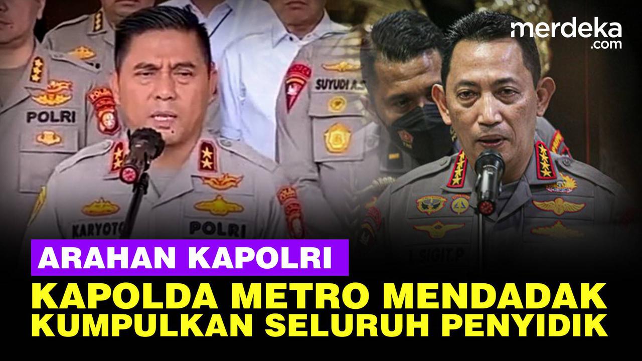 VIDEO: Perintah Jokowi dan Kapolri, Kapolda Karyoto Mendadak Kumpulkan Semua Penyidik