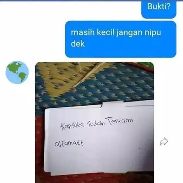 6 Potret Bukti Transfer Pakai Tulis Tangan Ini Bikin Tepuk Jidat, Gagal Menipu