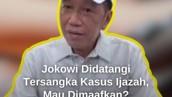 Blak-blakkan Jokowi Didatangi Tersangka Kasus Ijazah Eggi Sudjana &amp; Damai Hari, Mau Dimaafkan?