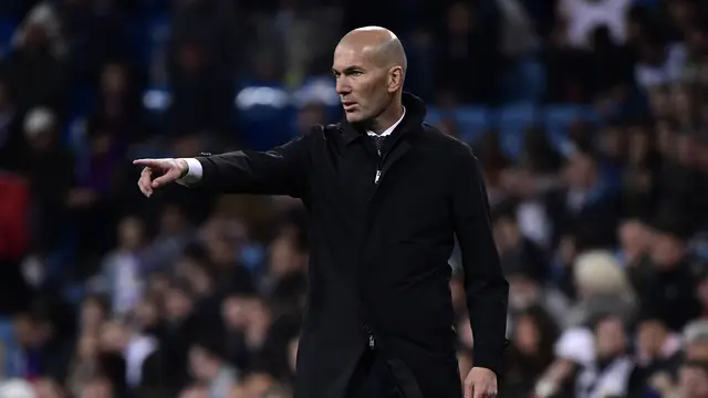 Pelatih Real Madrid Zinedine Zidane