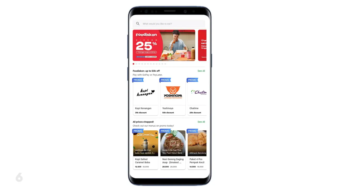 Tampilan Aplikasi Gofood