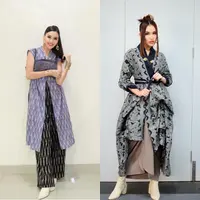 Ayu Ting Ting memperlihatkan cara seru dalam memadukan wastra menjadi looks yang lebih modern dan stylish. [@ayutingting92]