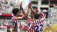 Pemain Atletico Madrid pada laga melawan Seattle Sounders di laga Piala Dunia Antarklub 2025 (AP Photo/Ryan Sun)
