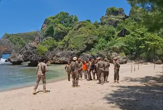 Pemerintah mengingatkan wisatawan agar meningkatkan kewaspadaan saat mengisi libur Lebaran di pantai selatan DIY. (Foto: Istimewa)