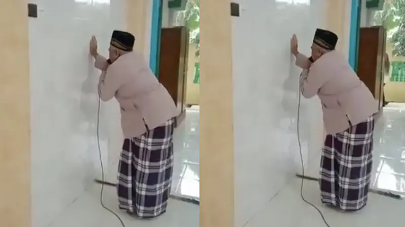 Viral Kisah Muadzin Asal Banyuwangi, Tetap Datang ke Masjid Meski Kehilangan Penglihatannya