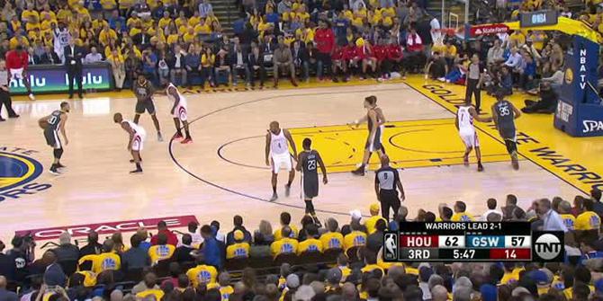 VIDEO : Cuplikan Pertandingan Final Wilayah Barat NBA, Rockets 95 vs Warriors 92