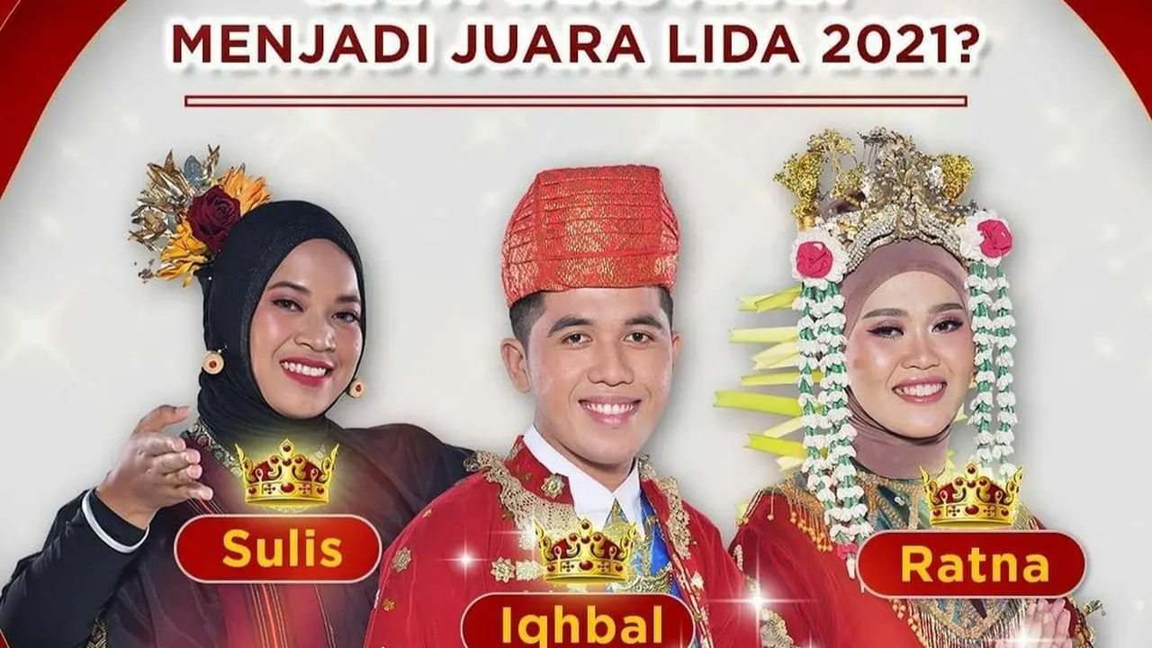 Tiga Finalis LIDA 2021