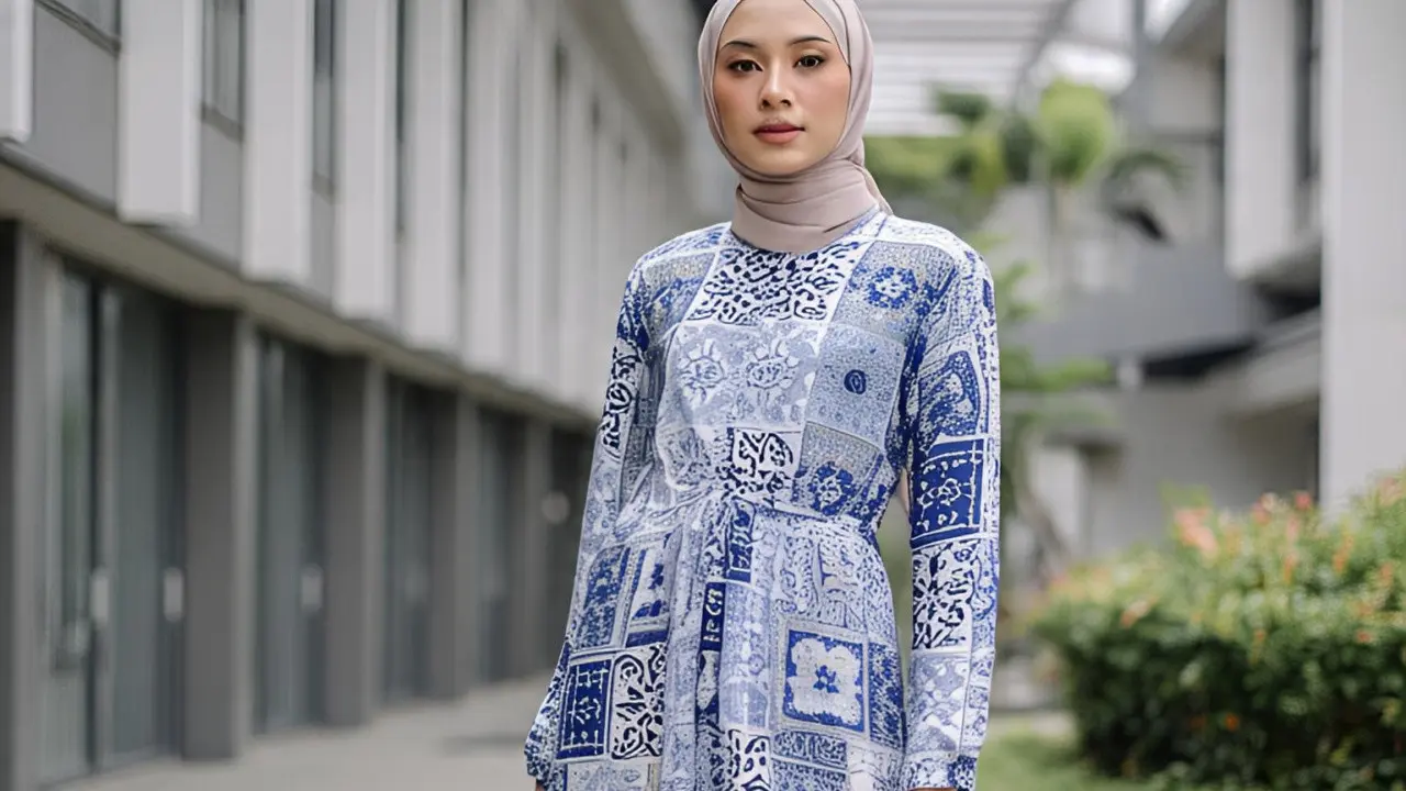 Model Baju Gamis untuk Menghadiri Acara Wisuda