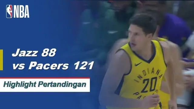 Doug McDermott drops a season-high 21 points and Myles Turner contributes 16 points to help lift the Pacers over the Jazz 121-88