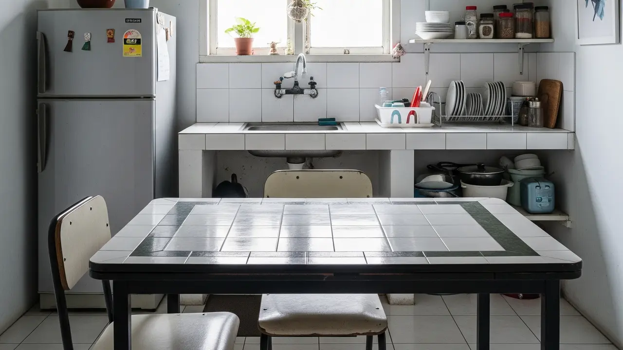 Ilustrasi Dapur Sempit/ AI