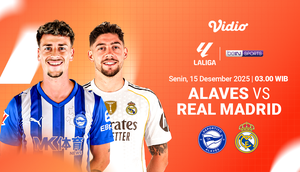 Saksikan Alaves vs Real Madrid eksklusif di Vidio. (dok. vidio.com)