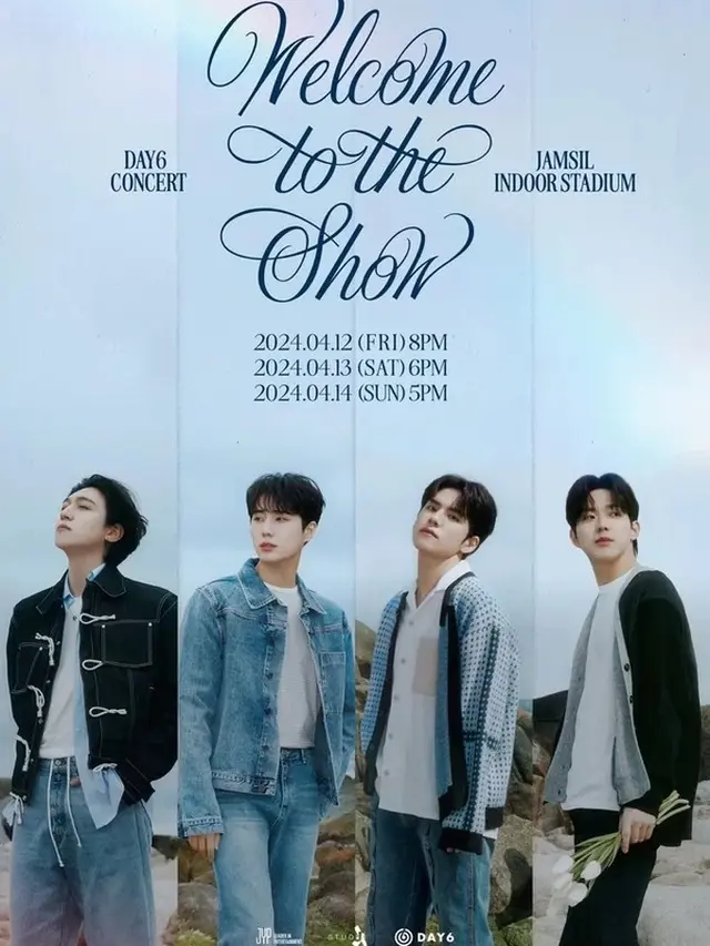 Tiket konser solo DAY6 bertajuk 'Welcome to the Show'.(Source: situs Allkpop)