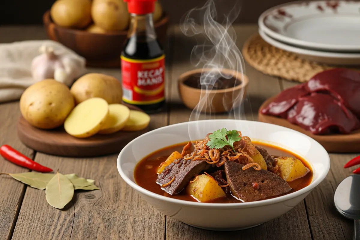 Resep Semur Ati Kentang