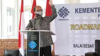 Sekretaris Jenderal Kemnaker, Anwar Sanusi, dalam sosialisasi Roadmap Reformasi Birokrasi di BBPLK Medan, Sumatera Utara.