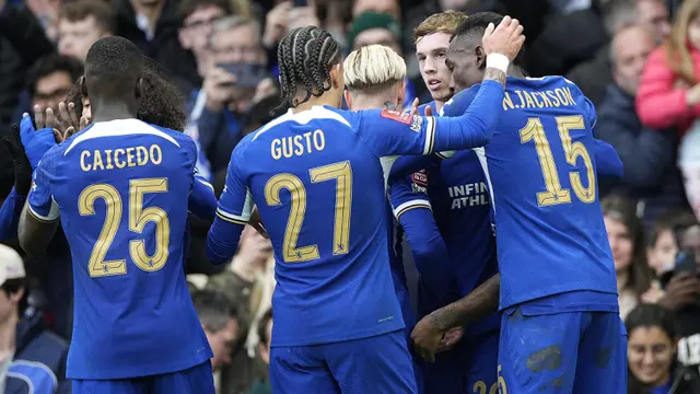 Foto: Dua Gol Injury Time Bawa Chelsea Singkirkan Leicester City untuk Lolos ke Semifinal Piala FA 2023/2024