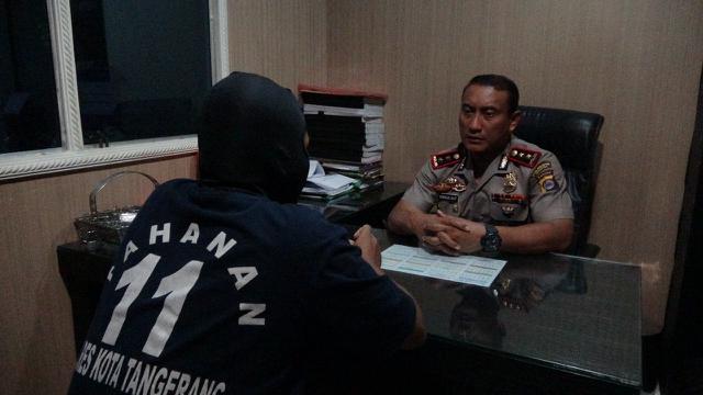 Tim Cyber Polresta Tangerang bekuk pengunggah video persekusi pasangan kekasih.