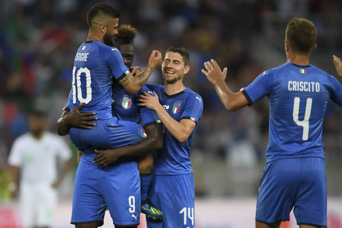 Italia, Arab Saudi, Laga Uji Coba