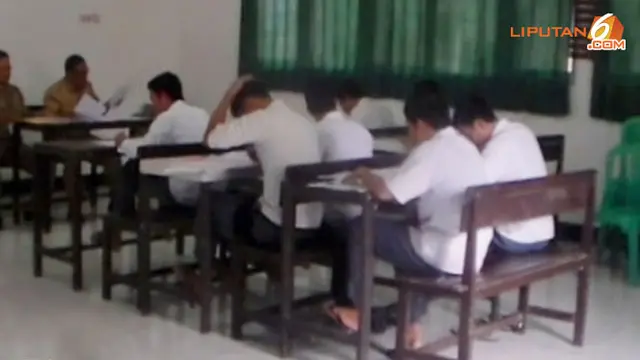 Berstatus Tahanan, Ikuti Ujian di Sekolah