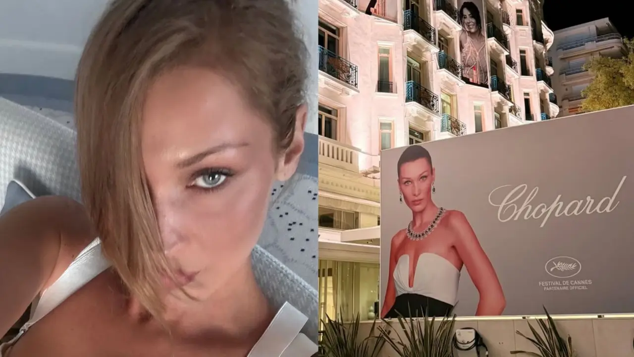Tampilan rambut Bella Hadid di Festival Film Cannes 2025