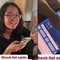 Uya Kuya mengaku kaget melihat saldo tabungan putrinya tinggal 3 dollar. Seperti diketahui, anak Uya Kuya dan Astrid itu berada di Amerika untuk kuliah. Saldo Cinta tersebut membuat sang ayah miris. [Instagram/king_uyakuya]