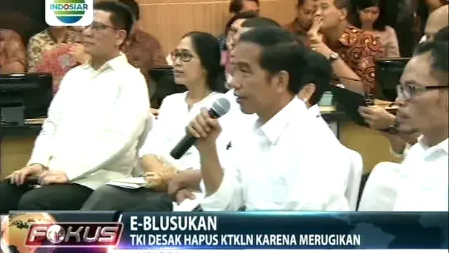 E-Blusukan, Presiden Joko Widodo Dialog dengan TKI