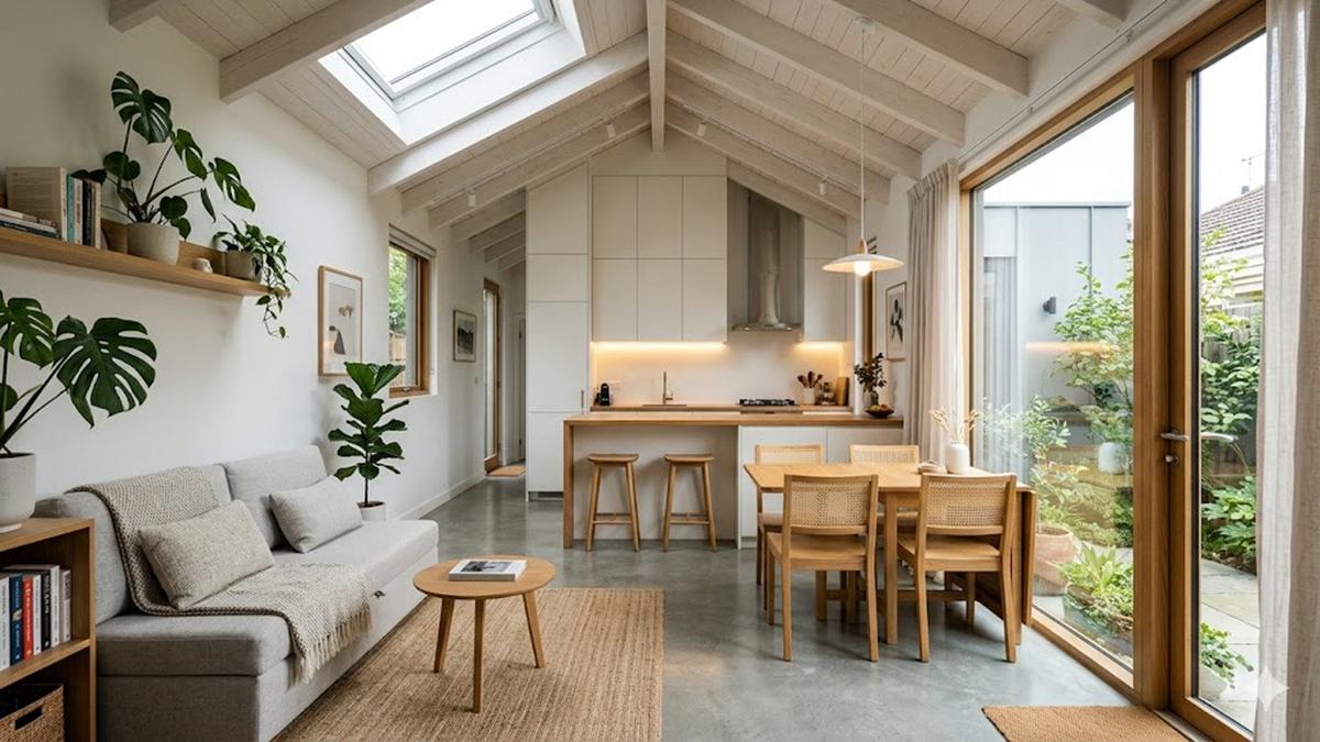 8 Desain Interior Rumah 5x9 agar Terlihat Luas dan Rapi, Sulap Hunian Mungil jadi Lega Estetik