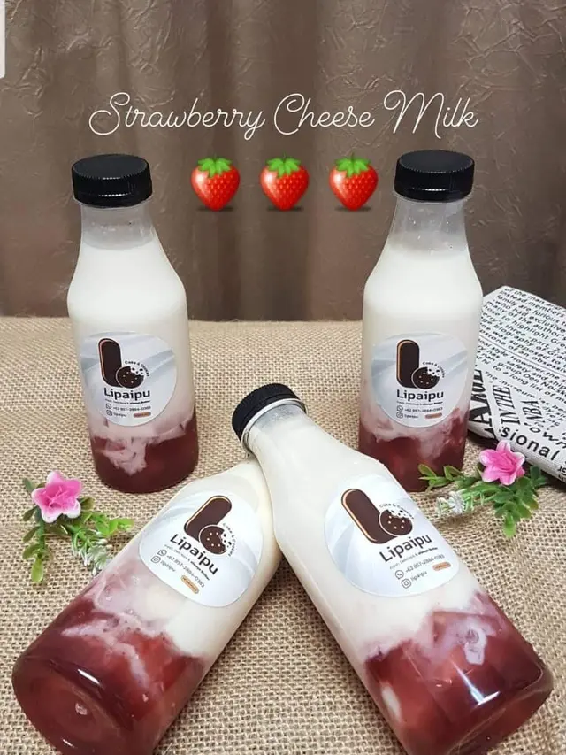 Strawberry Cheese Milk Lipaipu
