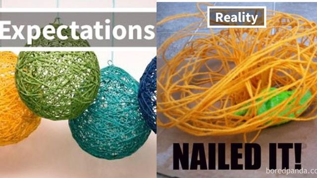 6 Potret Ekspektasi VS Realita DIY Ini Bikin Ngelus Dada