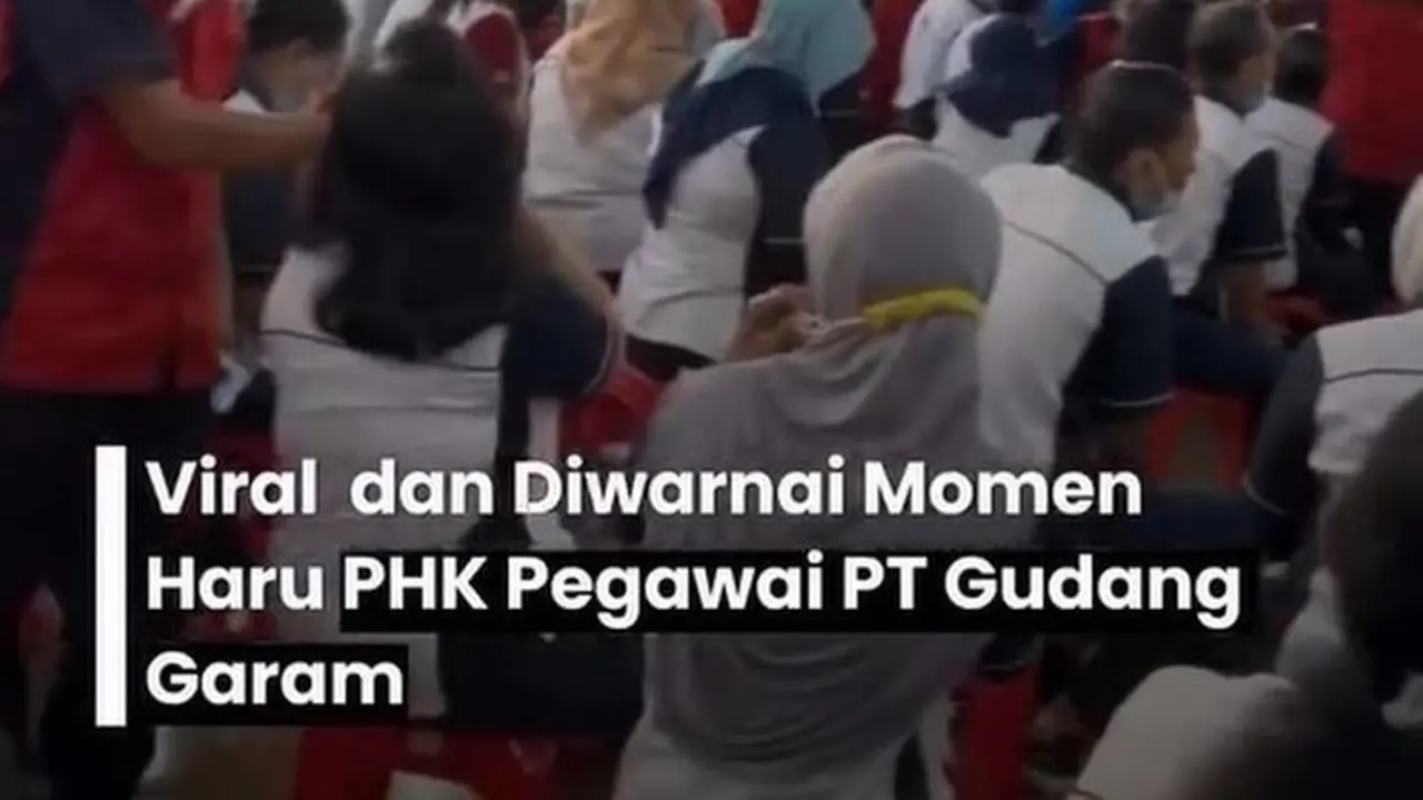 Tangkapan layar video di media sosial mengenai Gudang Garam.